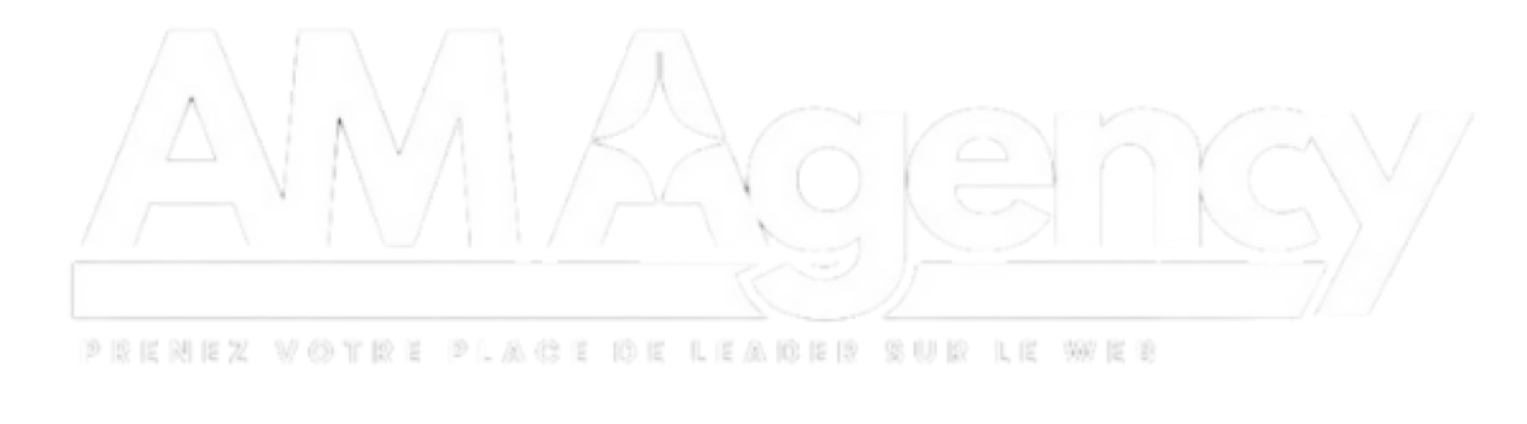 Logo AM Agency blanc