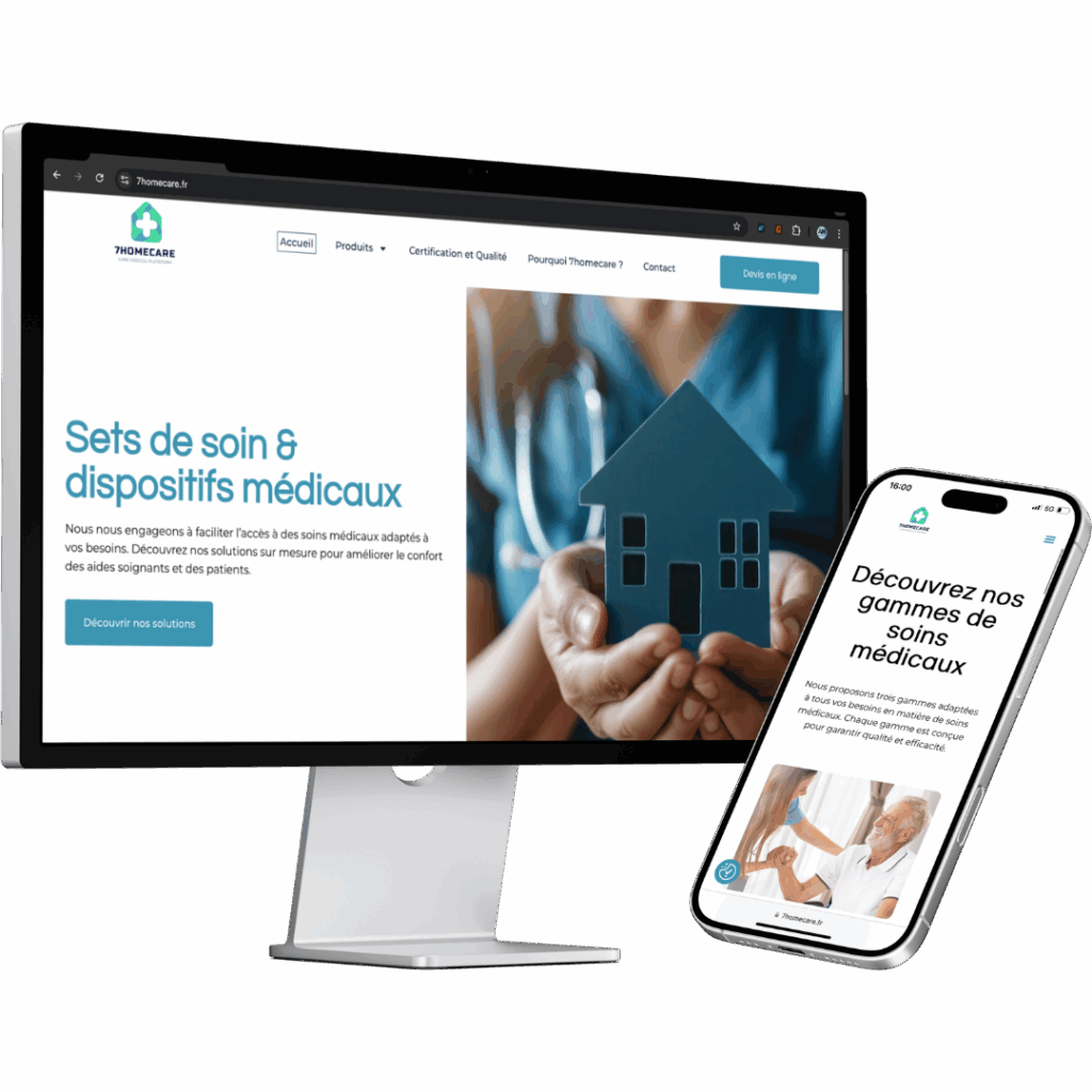 Site vitrine 7HomeCare