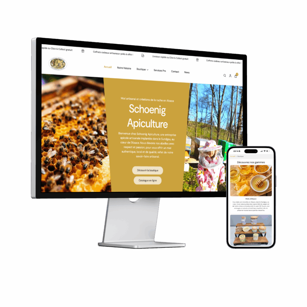 Site e-commerce boutique artisanale