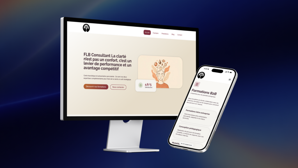 Refonte site vitrine FLB Consultant