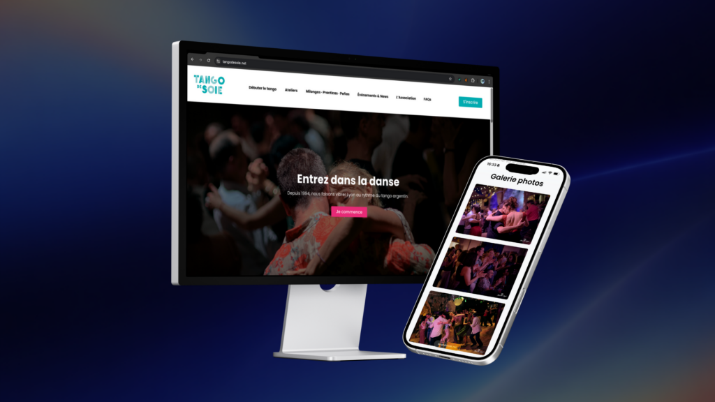 Refonte site vitrine association Tago de Soie